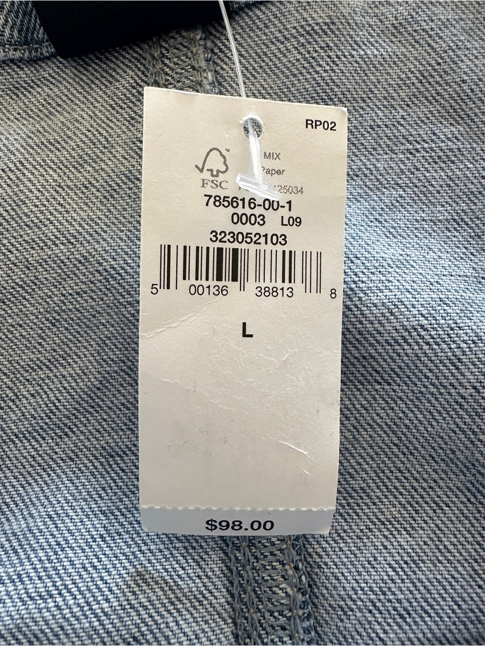 GAP Light Blue Denim Dress with Button Detail - Picture 6 of 7